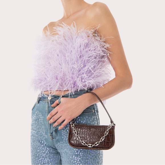 NWT By FAR Mini Rachel in Nutella - Picture 4 of 11